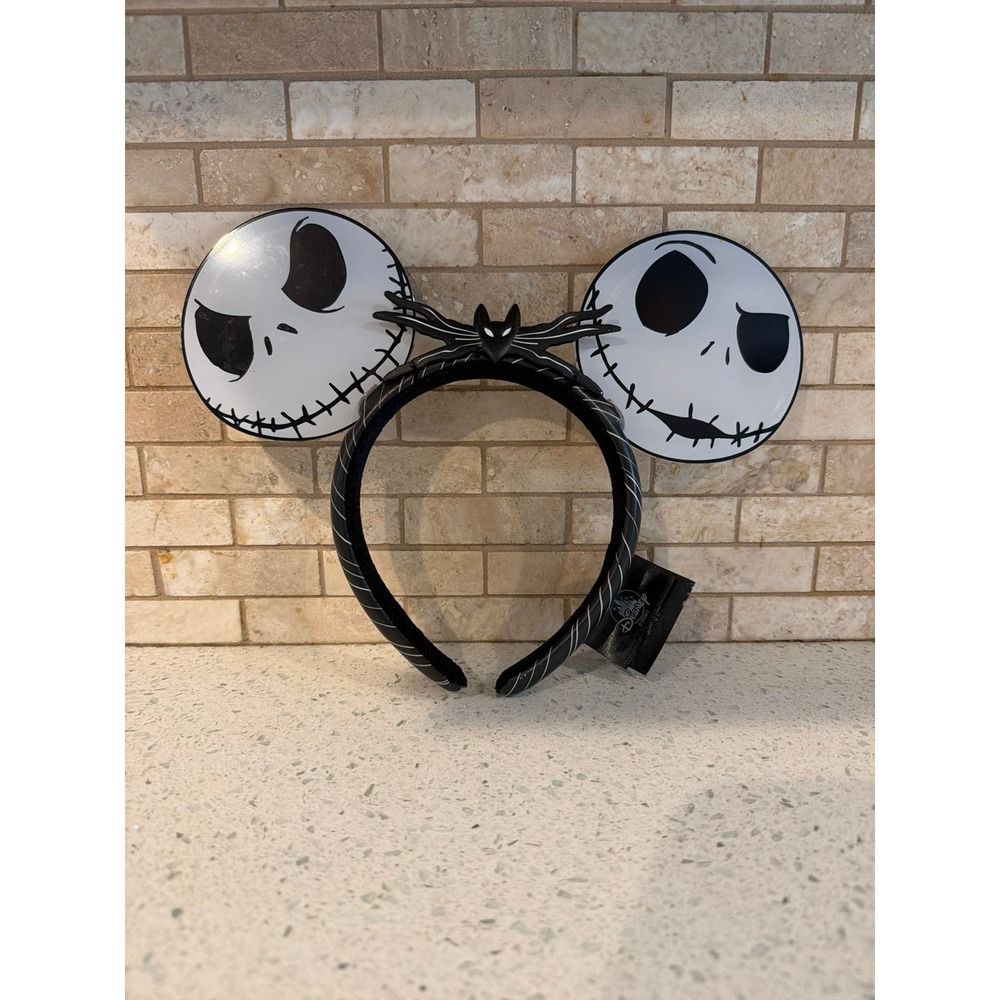 Disney Parks Jack Skellington Ears Headband Nightmare‎ Before Christmas 2023